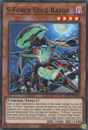 S-Force Edge Razor [LIOV-EN015] Super Rare