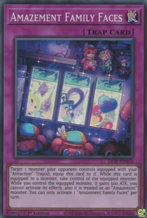 Amazement Family Faces [LIOV-EN070] Super Rare
