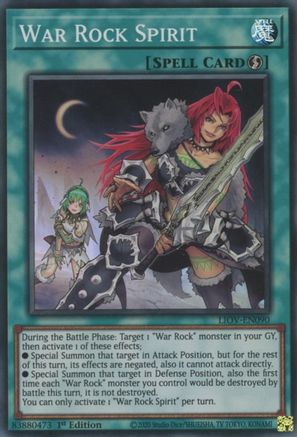 War Rock Spirit [LIOV-EN090] Super Rare