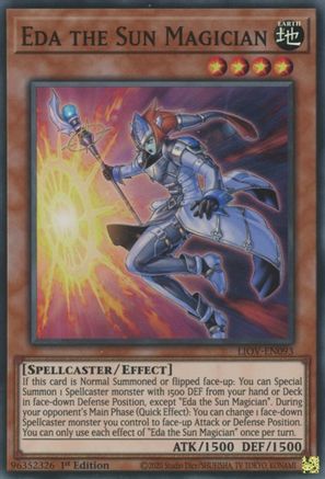 Eda the Sun Magician [LIOV-EN093] Super Rare