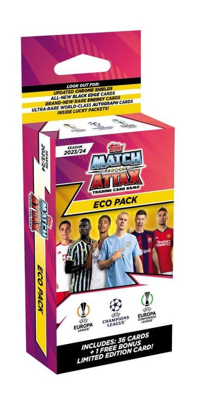 2023-24 MATCH ATTAX UEFA Champions League Mega Booster Eco Box *Sealed*