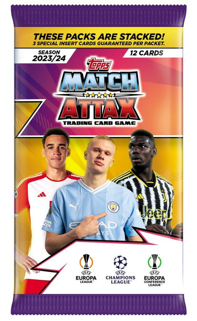 2023-24 MATCH ATTAX UEFA Champions League Edition Booster Pack *Sealed*