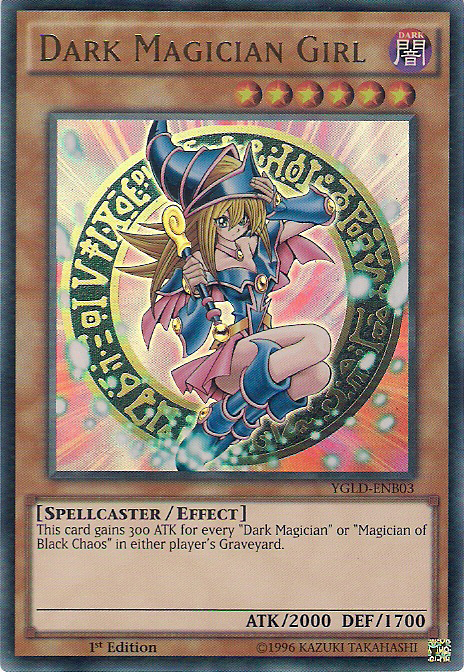 Dark Magician Girl [YGLD-ENB03] Ultra Rare