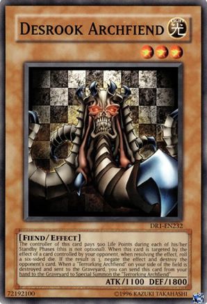 Desrook Archfiend [DR1-EN232] Common