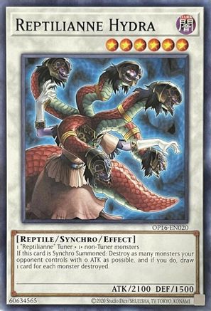 Reptilianne Hydra [OP16-EN020] Common