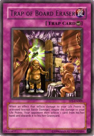 Trap of Board Eraser [TP5-EN009] Rare