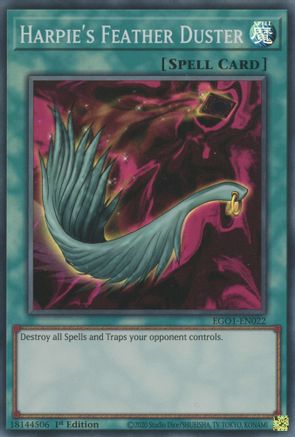 Harpie's Feather Duster [EGO1-EN022] Super Rare