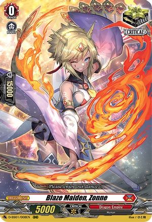 Blaze Maiden, Zonne (D-SS01/008EN) [Festival Collection 2021]