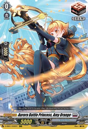 Aurora Battle Princess, Amy Orange (D-SS01/030EN) [Festival Collection 2021]