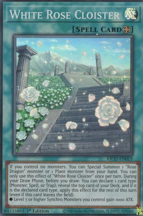 White Rose Cloister (Super Rare) [KICO-EN019] Super Rare