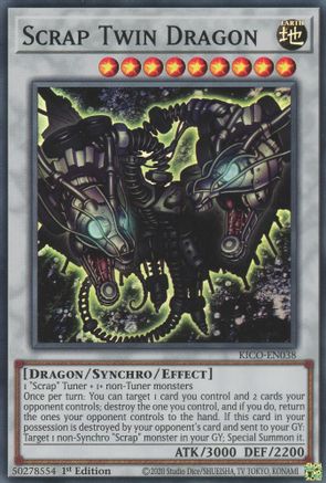 Scrap Twin Dragon [KICO-EN038] Super Rare