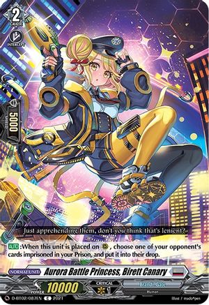 Aurora Battle Princess, Birett Canary (D-BT02/087EN) [A Brush with the Legends]