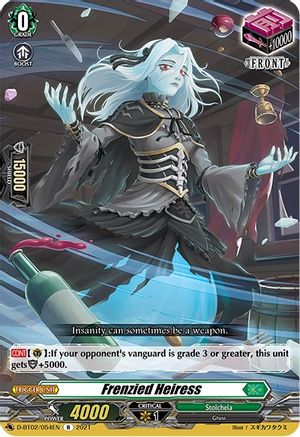 Frenzied Heiress (D-BT02/054EN) [A Brush with the Legends]