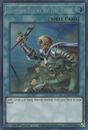 Reinforcement of the Army (Collector's Rare) [KICO-EN051] Collector's Rare