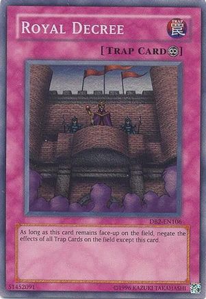 Royal Decree [DB2-EN106] Super Rare