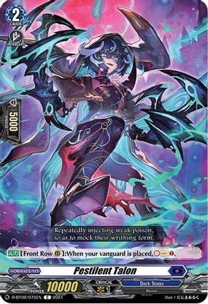 Pestilent Talon (D-BT02/075EN) [A Brush with the Legends]