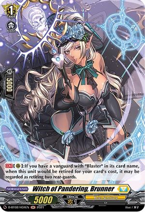 Witch of Pandering, Brunner (D-BT02/H34EN) [A Brush with the Legends]
