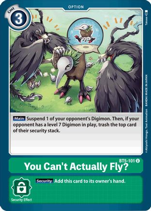 You Can't Actually Fly? [BT5-101] [Battle of Omni]