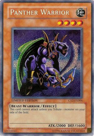 Panther Warrior [CT2-EN006] Secret Rare