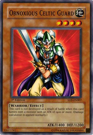 Obnoxious Celtic Guardian [SD5-EN007] Common