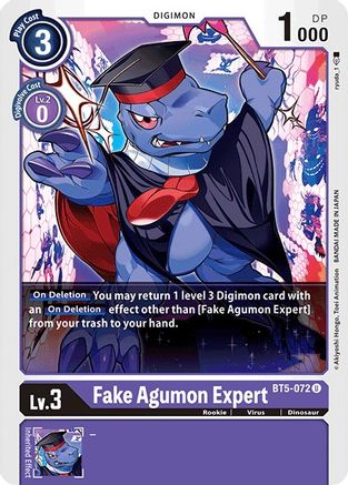 Fake Agumon Expert [BT5-072] [Battle of Omni]