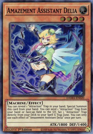 Amazement Assistant Delia [DAMA-EN020] Super Rare