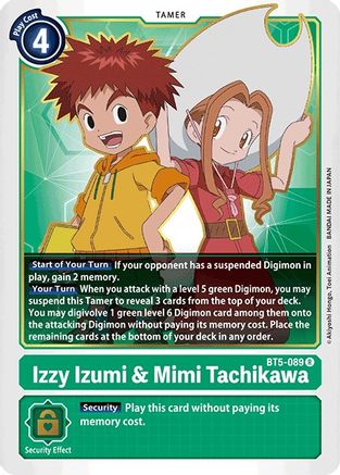 Izzy Izumi & Mimi Tachikawa [BT5-089] [Battle of Omni]