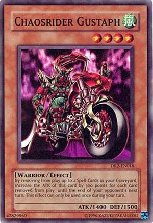 Chaosrider Gustaph [DR2-EN018] Super Rare