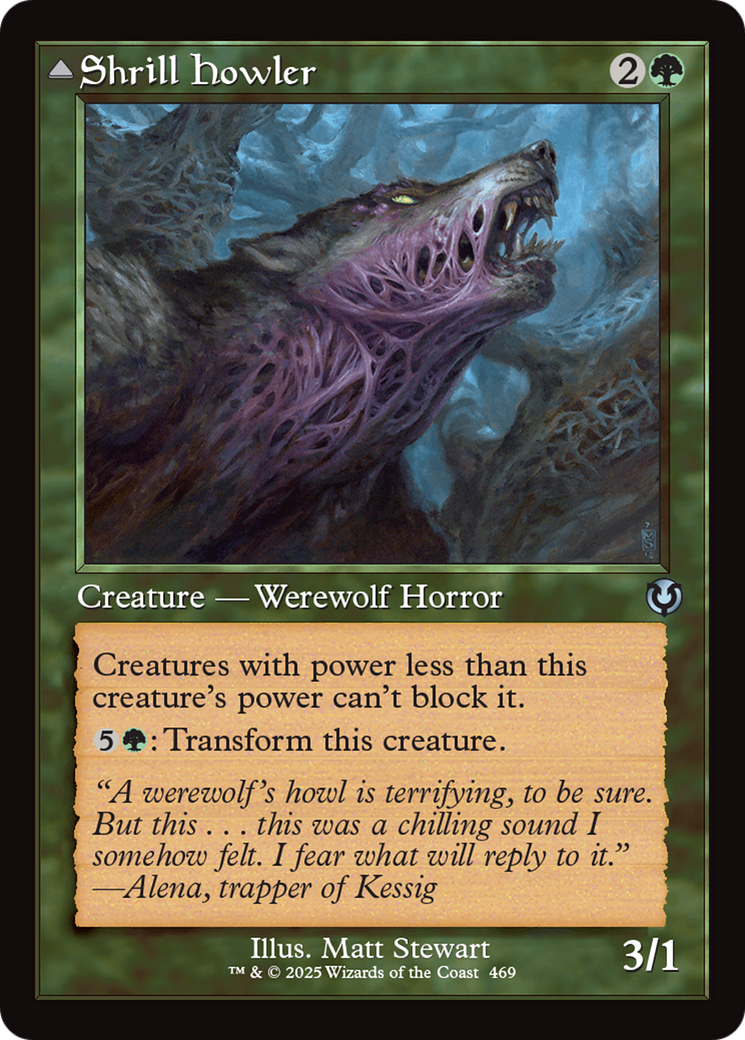 Shrill Howler // Howling Chorus (Retro Frame) [Innistrad Remastered]
