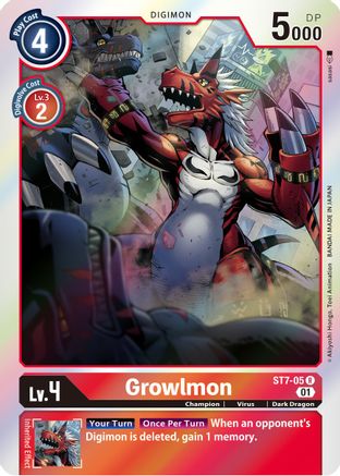 Growlmon [ST7-05] [Starter Deck: Gallantmon]