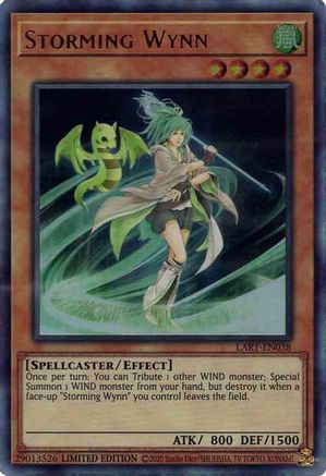 Storming Wynn [LART-EN038] Ultra Rare (Sealed)