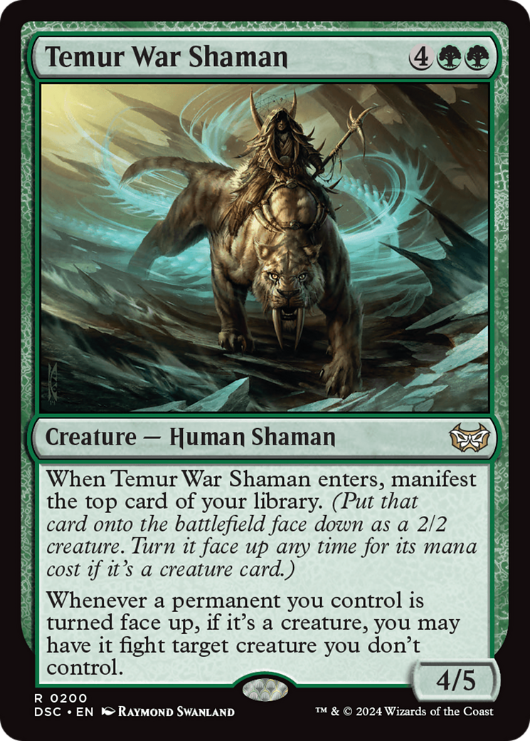Temur War Shaman [Duskmourn: House of Horror Commander]