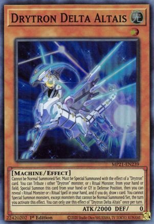 Drytron Delta Altais [MP21-EN239] Super Rare