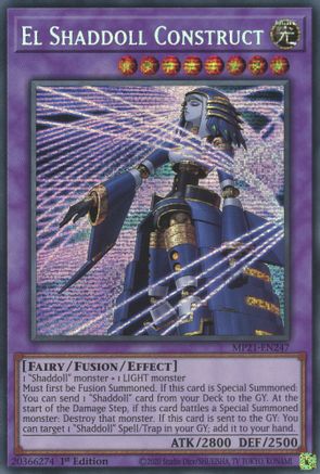 El Shaddoll Construct (Alternate Art) [MP21-EN247] Prismatic Secret Rare
