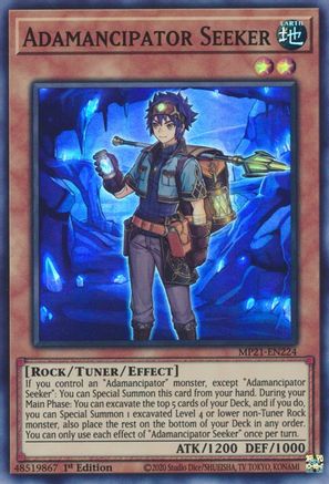 Adamancipator Seeker [MP21-EN224] Super Rare