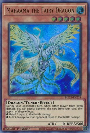 Mahaama the Fairy Dragon [MP21-EN218] Ultra Rare
