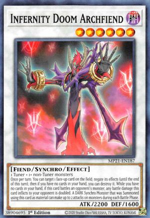 Infernity Doom Archfiend [MP21-EN187] Common