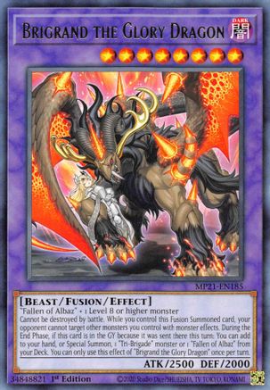 Brigrand the Glory Dragon [MP21-EN185] Rare