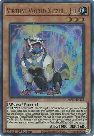 Virtual World Xiezhi - Jiji [MP21-EN175] Ultra Rare