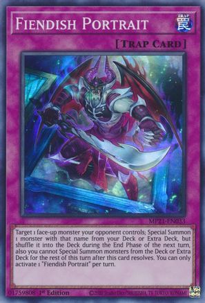 Fiendish Portrait [MP21-EN033] Super Rare