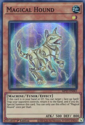 Magical Hound [MP21-EN063] Super Rare