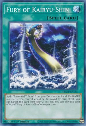 Fury of Kairyu-Shin [MP21-EN145] Common