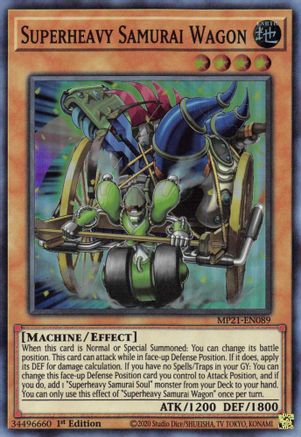 Superheavy Samurai Wagon [MP21-EN089] Super Rare