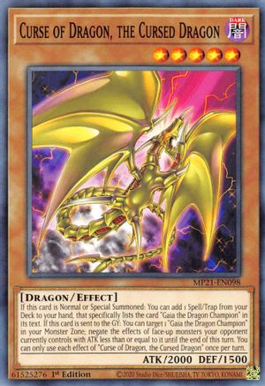 Curse of Dragon, the Cursed Dragon [MP21-EN098] Common