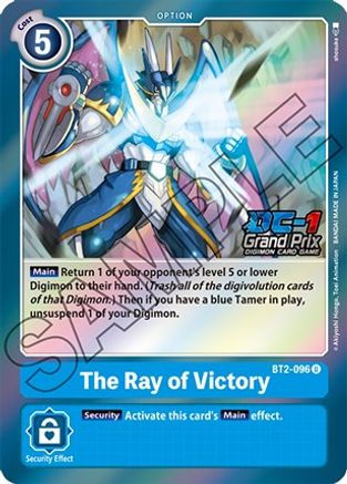 The Ray of Victory [BT2-096] (DC-1 Grand Prix) [Release Special Booster Promos]