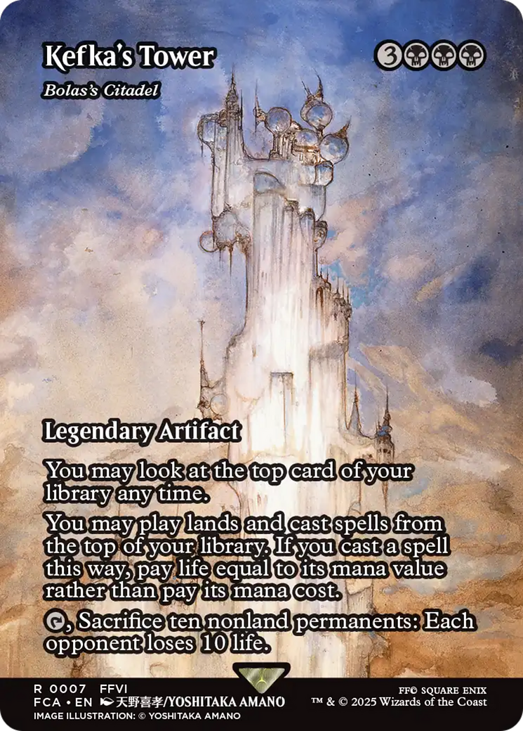 Bolas's Citadel [FINAL FANTASY: Through the Ages] / Kefka's Tower (Borderless) Rare
