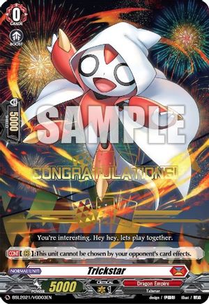 Trickstar (Hot Stamped) (BSL2021/VGD03EN) [Bushiroad Event Cards]