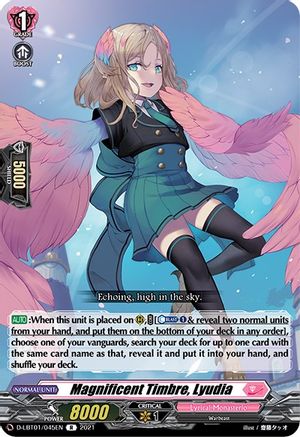 Magnificent Timbre, Lyudia (D-LBT01/045EN) [Lyrical Melody]