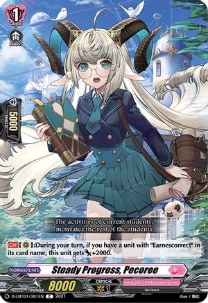 Steady Progress, Pecoree (D-LBT01/081EN) [Lyrical Melody]