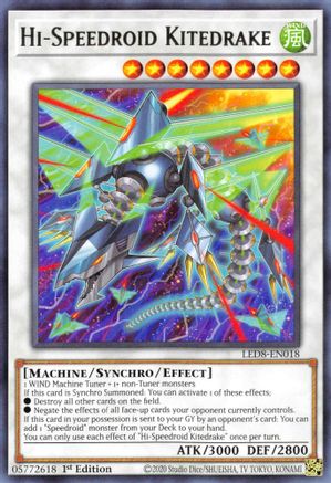 Hi-Speedroid Kitedrake [LED8-EN018] Rare